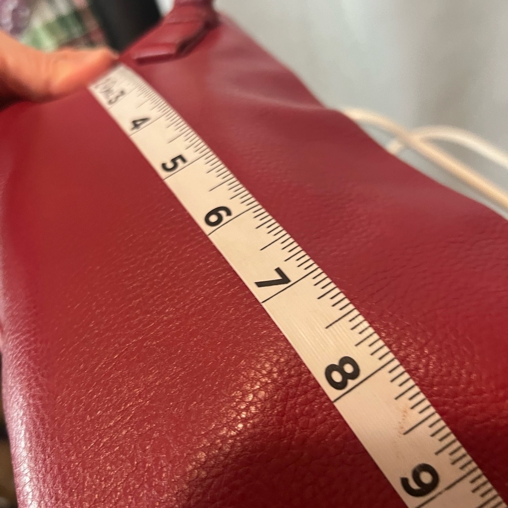 Foley + Corinna Red Crossbody Bag with Gold Hardware - Picture 12 of 14